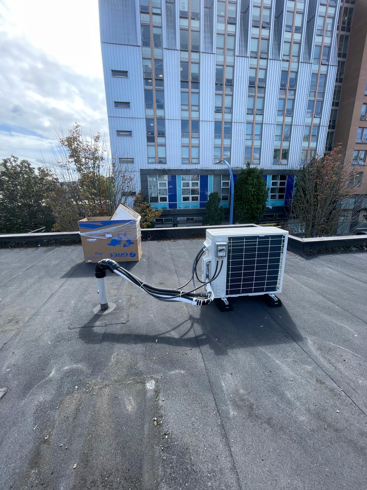 Heat pump installation